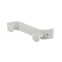 Patère ondulé 2 têtes - hêtre blanc - CIME