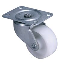 Roulette Port-Roll Ø50mm H.6,7cm 50kg blanc - CIME