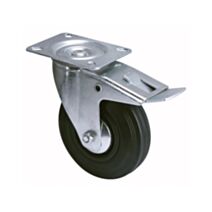 Roulette standard de manutention à platine pivotante frein double blocage - CIME
