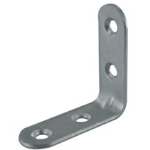 Equerre de chaise bouts ronds 40mm acier zingué x10