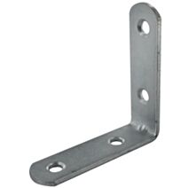 Equerre de chaise bouts ronds 60mm en acier zingué x10 - CIME