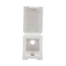 Taquet équerre 22x22x23mm en blanc x12 - CIME