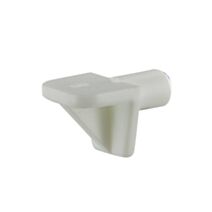 Lot de 50 taquets à enfoncer D5mm plastique blanc