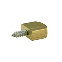 Lot de 8 taquets à visser Ø3mm 10x12mm laiton laitonné - CIME