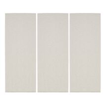 3 Patins à découper L250 mm P.90 mm Feutre blanc - CIME