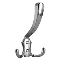 Patère à visser - 1 tête et 2 crochets - CIME