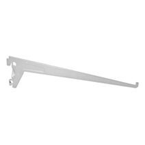 Console simple L.250mm entraxe 50mm charge supportée 60 kg acier époxy blanc - CIME