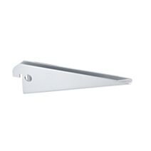 Console double L.120mm entraxe 32mm charge supportée 60kg acier époxy blanc - CIME
