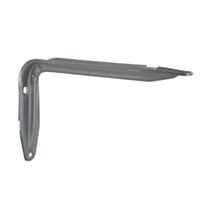 Equerre acier époxy gris alu 150 x 110 x 30mm - CIME