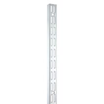 Crémaillère double 32 x 1000 mm acier blanc - CIME