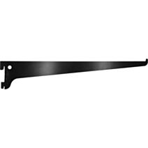 Console simple en acier noir 30 cm entraxe 50 mm - CIME