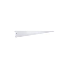 Set de 10 consoles double acier blanc 37 cm entraxe 32 mm - CIME
