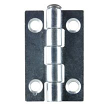 Charnière rectangle acier zingué 30x19 mm x2