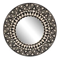 Miroir imprimé ethnique Ø40cm