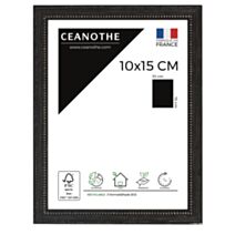 Cadre photo Perle 10x15cm Noir