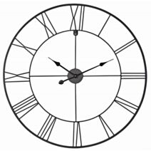 Horloge forge 80cm
