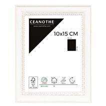 Cadre photo Alma 10x15cm Blanc