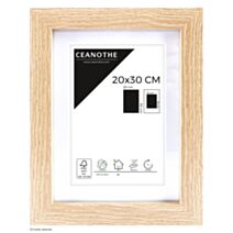 Cadre photo Bois Oslo 20x30cm avec Passe-partout - EMOTION