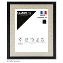 Cadre photo Palma noir 24x30cm - CEANOTHE