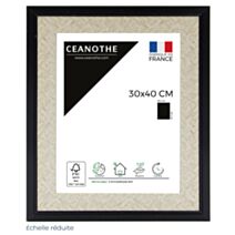Cadre photo Palma noir 30x40cm - CEANOTHE