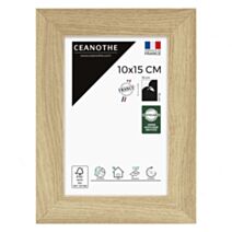 Cadre Éternel bois hêtre naturel 10x15cm - CEANOTHE