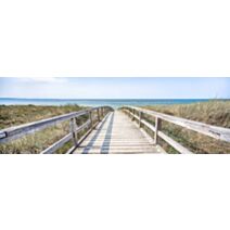 Toile Chemin de Bois 30x97cm