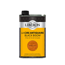 Cire antiquaire « black bison » liquide 0.5l - Merisier foncé -LIBERON