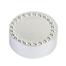 jeu de 4 fixations perlées chromées diam 20 mm - PRADEL