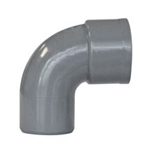 COUDE PVC A COLLER MÂLE FEMELLE Ø 50 87°30