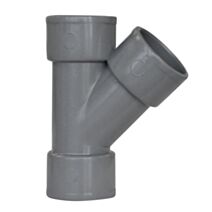 CULOTTE PVC 45° FEMELLE-FEMELLE Ø 32 mm