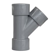 CULOTTE PVC FEMELLE-FEMELLE 45° Ø 50 mm