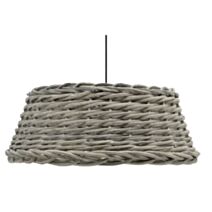 Suspension Gordes 24x57x57cm 60W Gris - MATHIAS