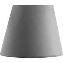 Abat-jour clip Nuance gris foncé 9x14x11