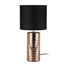 Lampe Carline cuivre/noire D20,50 H43
