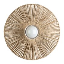 Applique Kaoly Ø40 cm E27 40W fibres naturelles - MATHIAS