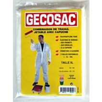 Combinaison de travail jetable avec capuche taille XL