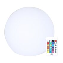 Boule lumineuse extérieure solaire 40cm