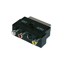 Adaptateur audio vidéo péritel mâle SVHS et 3 RCA - FPE