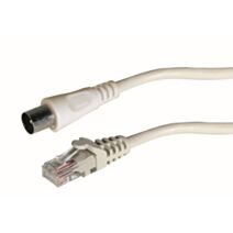 Cordon RJ45/coaxial mâle/mâle - 2m - FPE