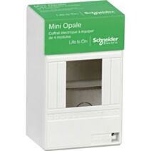 Coffret électrique Mini Opale 4 modules - SCHNEIDER ELECTRIC