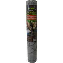 Grillage carré plastifié 12,7 mm 0,5 x 3 m blanc - IDEAL GARDEN