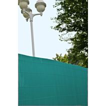 Canisse double face Lame PVC 10mm Vert 1x3m - IDEAL GARDEN