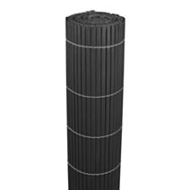 Canisse double face Lame PVC 10mm 1,5x3m Chocolat - IDEAL GARDEN