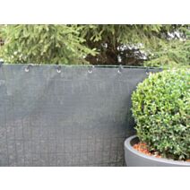Brise vue en toile Occultant 95% 1x3m Anthracite - IDEAL GARDEN
