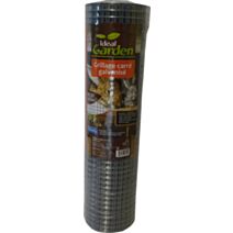 Grillage carré galvanisé 12,7 mm 0,5 x 10 m - IDEAL GARDEN