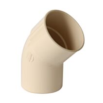 Coude pvc mf sable 45° pour gouttière ø80 mm 
