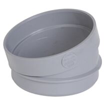 Secteur de coude pvc mf à coller 15° ø100 mm 