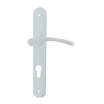 Ensemble cluses laque blanc cylindre