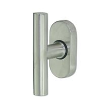 Bouton crémone ecume inox