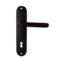 Ensemble tignes alu noir mat pd 165 mm